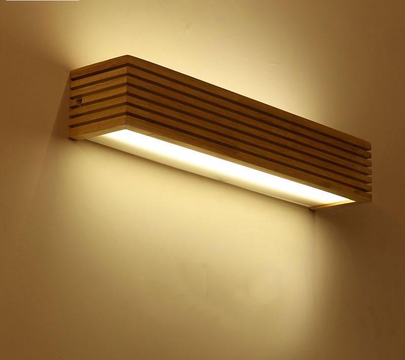 Modern Nordic Wooden Wall Lamp