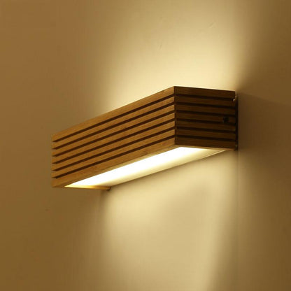 Modern Nordic Wooden Wall Lamp