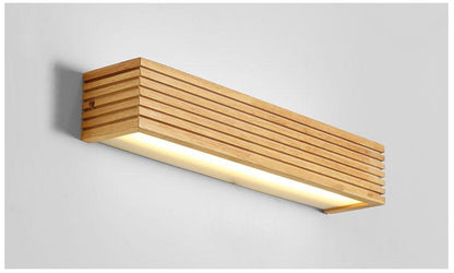 Modern Nordic Wooden Wall Lamp
