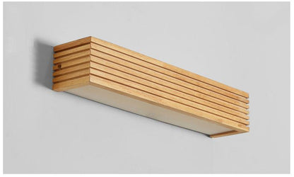 Modern Nordic Wooden Wall Lamp