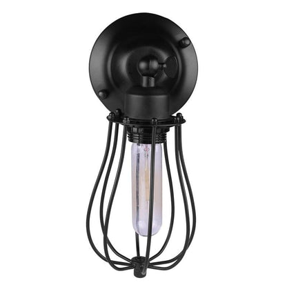 Industrial Drop let Cage Wall Lamp