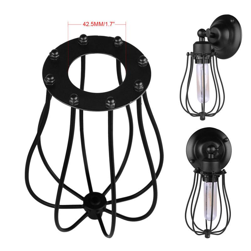 Industrial Drop let Cage Wall Lamp