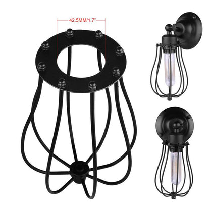 Industrial Drop let Cage Wall Lamp