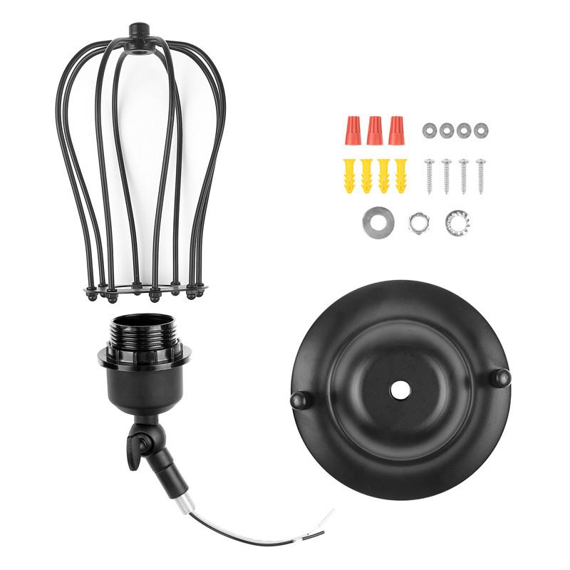 Industrial Drop let Cage Wall Lamp